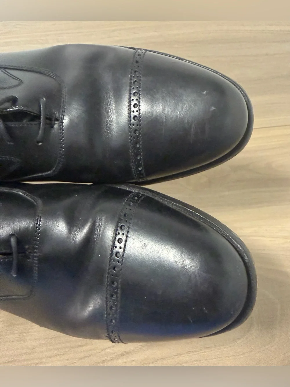 Brooks Brothers PEAL & CO Cap Toe Oxford Dress Shoes Made in England Mens 11.5 B